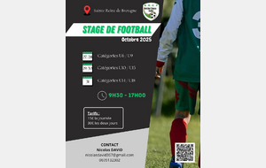 Stage vacances Toussaint