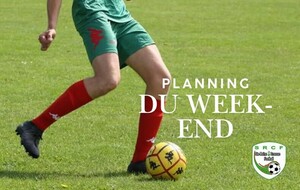 AGENDA DU WEEK END !!!