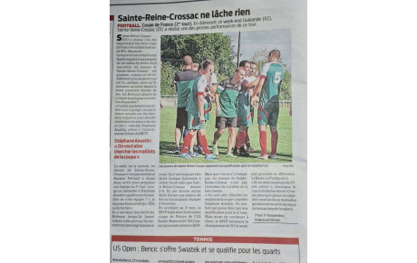 !!!!ARTICLE PRESSE OCEAN !!! Qualif 3ème TOUR