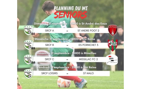 Agenda du weekend