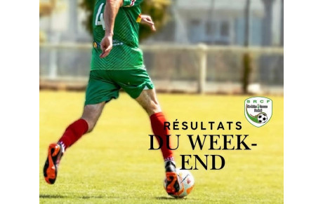 RÉSULTAT DU WEEKEND